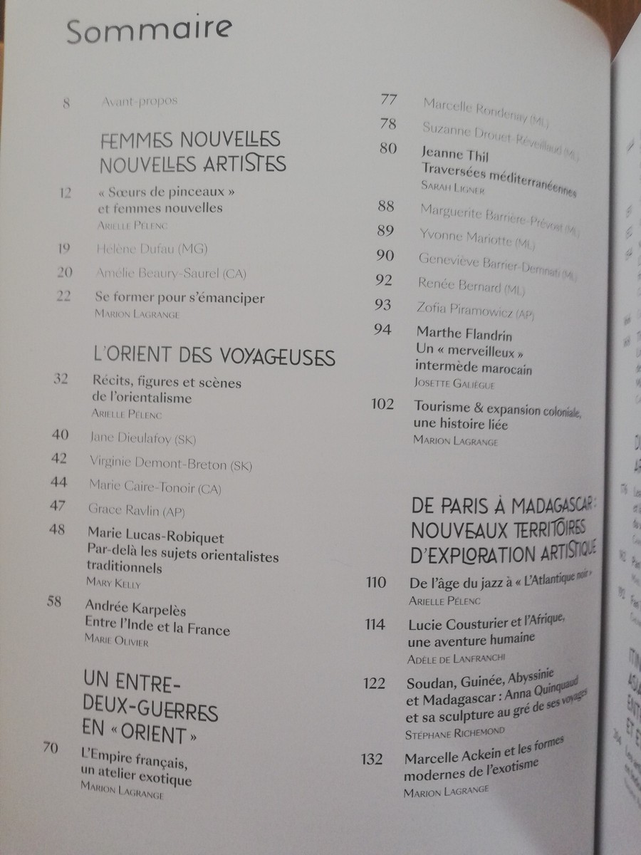 Catalogue Exposition 2023 – Artistes Voyageuses 1880-1944 : L'appel Des Lointains – Comme Neuf