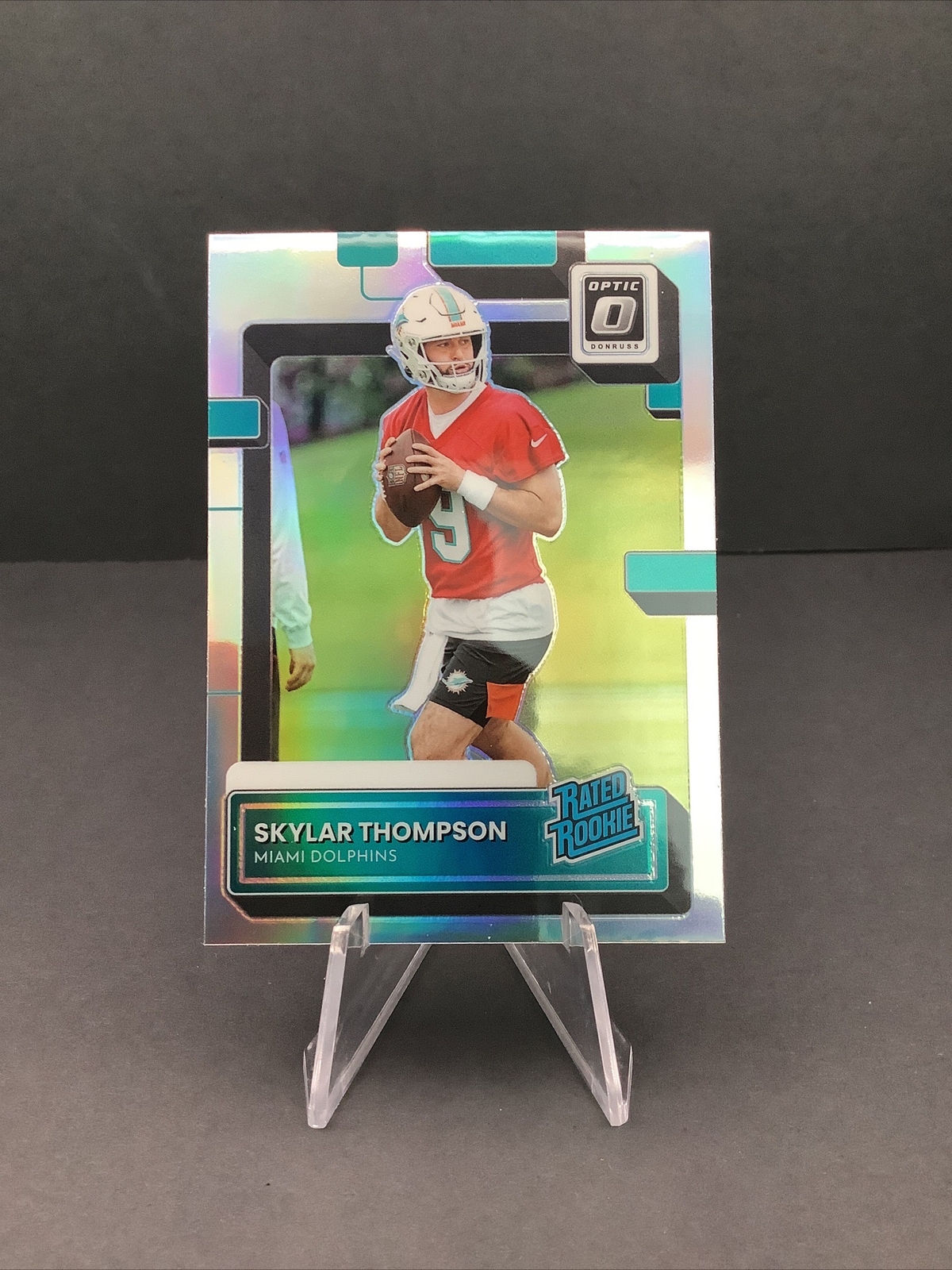 2022 Panini Donruss Rated Optic Preview Holo Skylar Thompson #P-375 Rookie RC