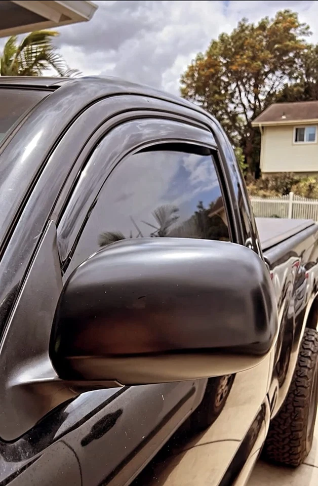 AVS Rain Guards Vent Visors In Channel for 2005-2014 Toyota Tacoma Single Cab - Image 2 of 4