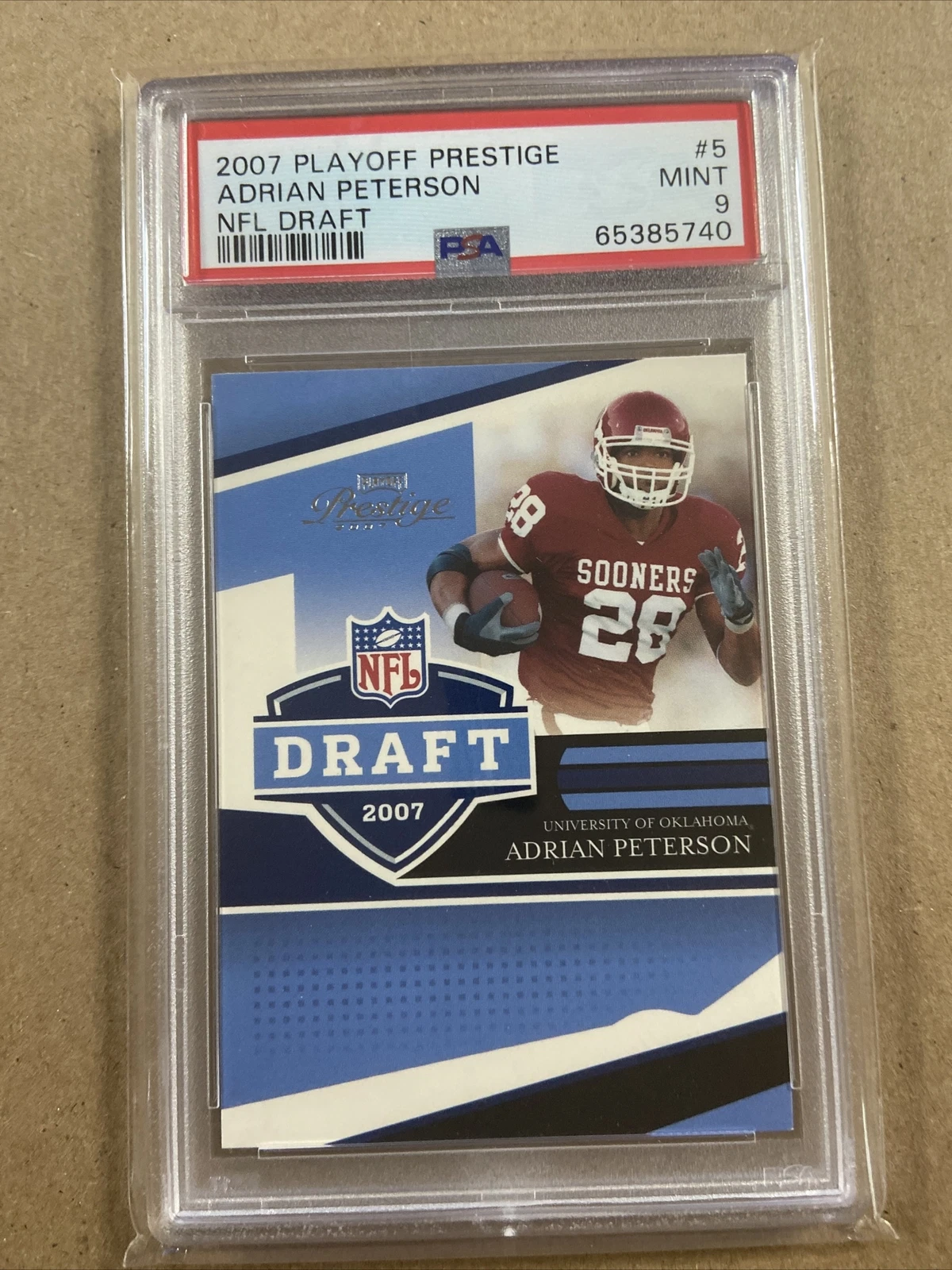 Adrian Peterson Playoff Prestige NFL Draft #5 Base