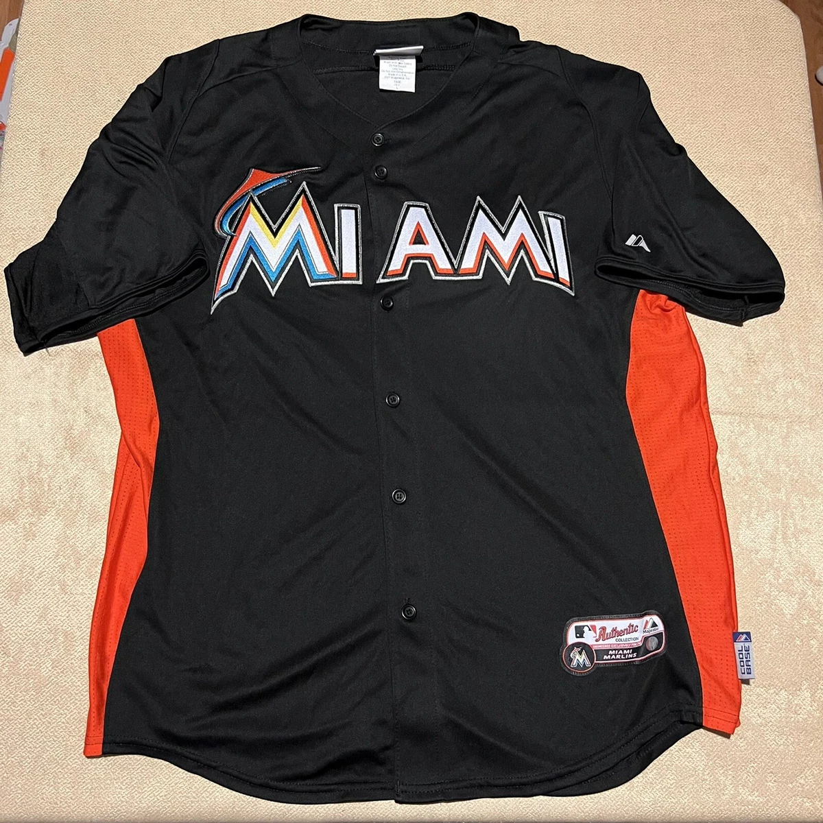 Miami Marlins Stitched Alternate Road Jersey