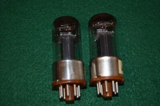 Type 6888 Sylvania Audio Receiver Power Vacuum Tubes Tested Pair