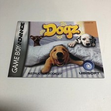 Dogz Instruction Booklet ONLY Game Boy Advance, GBA Original