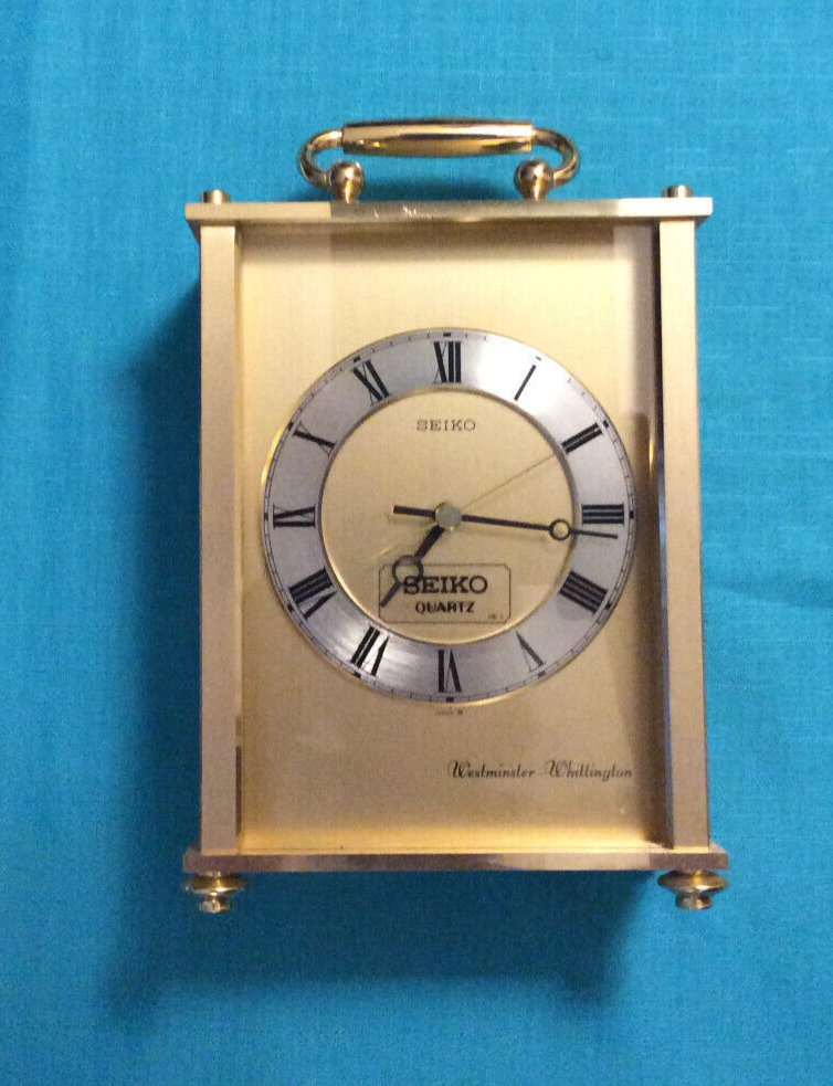 Vintage SEIKO Quartz Westminister-Whittington Chime Mantel Clock