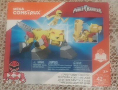 Power Rangers Mega Construx Sabertooth Tiger Zord 