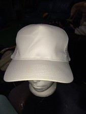trucker hat baseball cap Plain White Hat cool lid old school