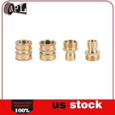 3/4" Garden Hose Quick Connect Water Hose Fit Brass Female Male Connector 2PCS