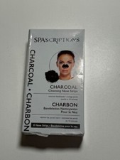 Spascriptions Charcoal Cleansing Nose Strips 8 Count new in box