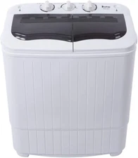 Compact Mini Twin Tub Washing Machine, Portable Laundry Washer W/Wash and Spin C