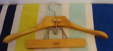 Vintage The Setwell Wooden Suit Hanger 18" With Trouser Clamp A