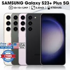 New Samsung Galaxy S23+plus 5G 512GB/256 UNLOCKED ALL MEMORY & CARRIER FAST SHIP