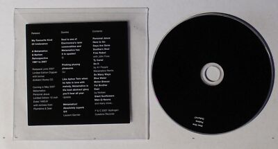 Metamatics & Norken My Favourite Kind Of Irrelevance UK ADV CD 2007 John Foxx