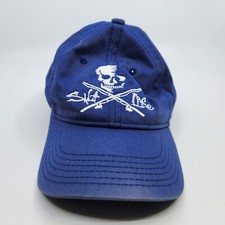 Salt Life Logo Blue Youth Skull Adjustable Strap Back Baseball Cap Hat Pre-owned