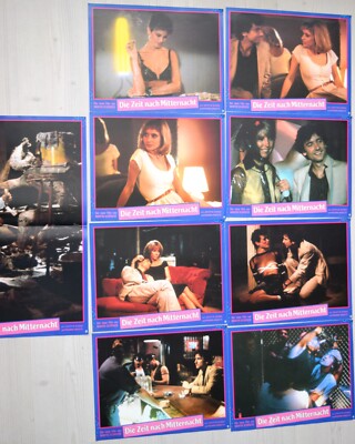 P296 9x Aushangfotos DIE ZEIT NACH MITTERNACHT / After Hours  Griffin Dunne