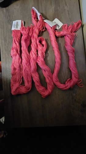 3 Skeins Cascade Yarns Ultrapima Fine Peruvian Tones Yarn Color 3767 DEEP Coral