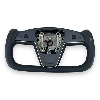 2021-2024 Tesla Model X S Plaid yoke style steering wheel OEM 1622612 ...