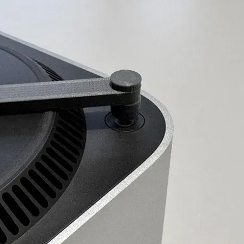 Mini Computer Holder Desktop PC Simple Stand Bracket For Mac Mini M4 2024 Po-*- - Afbeelding 5 van 11