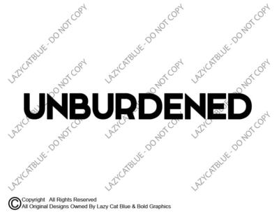 Unburdened Decal Sticker Kamala Harris 2024 What Can Be What Has Been With Her