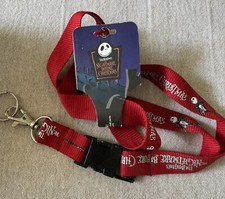 The Nightmare Before Christmas Lanyard Strap Neck Wear Red Tim Burtons Touchston