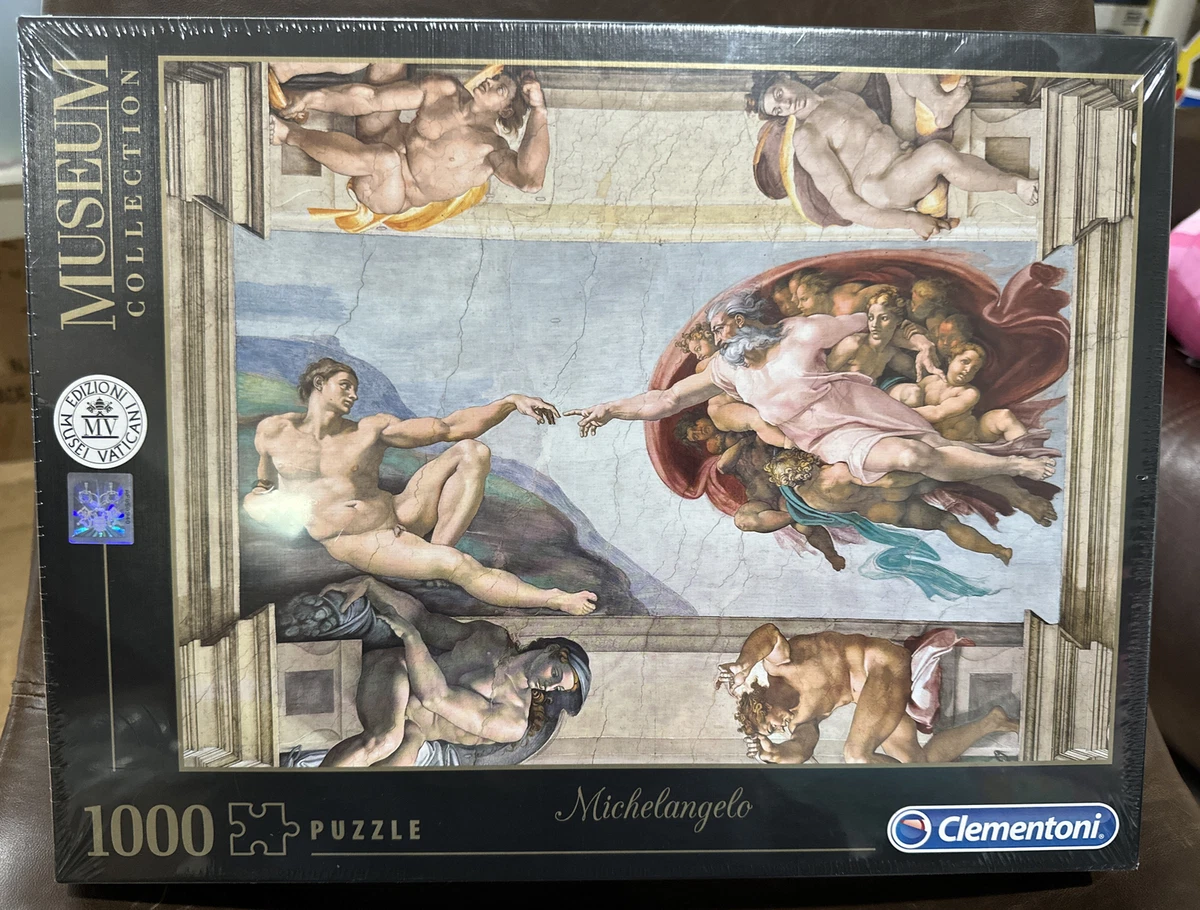All Jigsaw Puzzles Michelangelo - Puzzle 500 Pezzi: Soffitto Della Cappella Sistina, 50x38 Cm, Poster Incluso