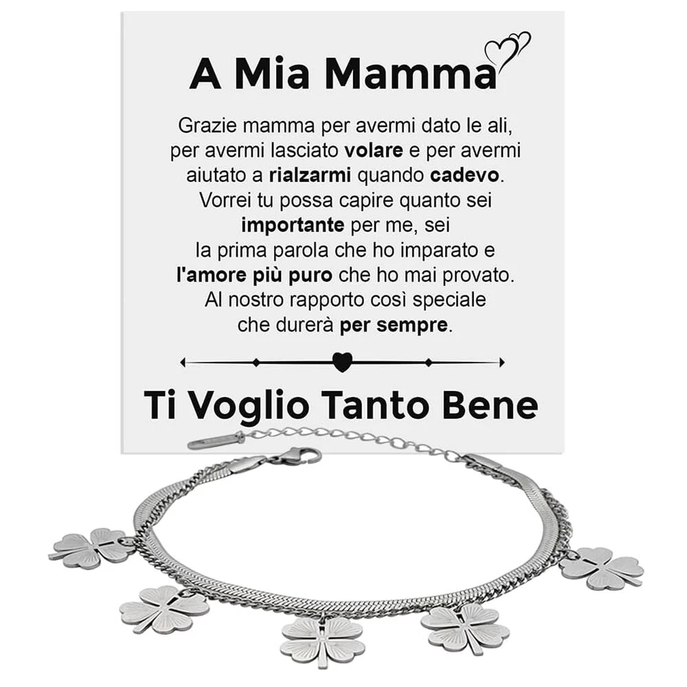 Bracciale Mamma In Acciaio Inossidabile – Regalo Per La Festa Della Mamma, Compleanno O Natale – Scritta Significativa “Sei La Migliore Mamma Del Mondo”