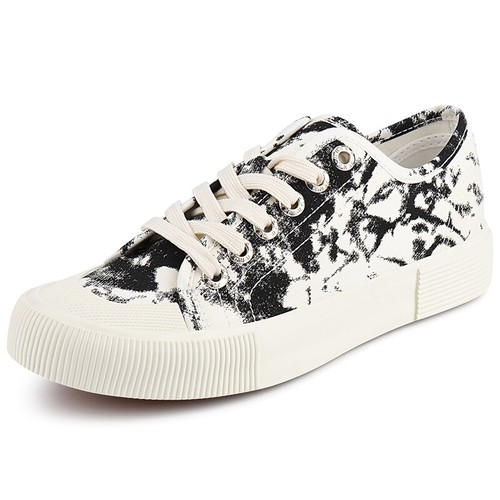 JENN ARDOR Women's Canvas Sneakers Low Top Lace-Up Casual Walking Tennis Shoes - Picture 63 of 85
