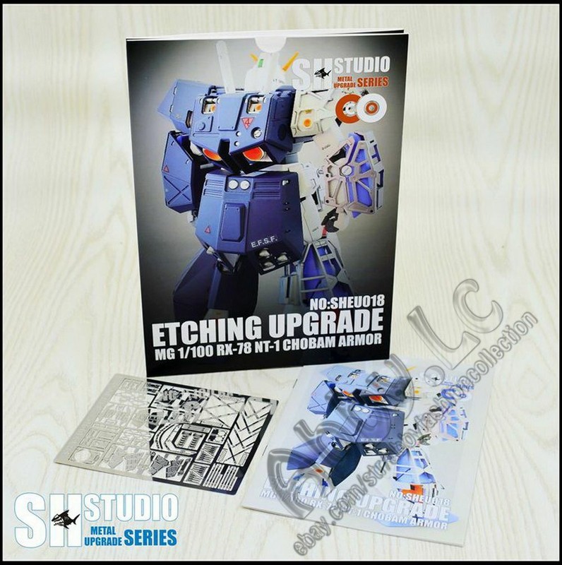 for MG 1/100 NT-1 Alex ver 2.0 SH Studio Detail Add on Part Etch Sheet RX-78NT-1