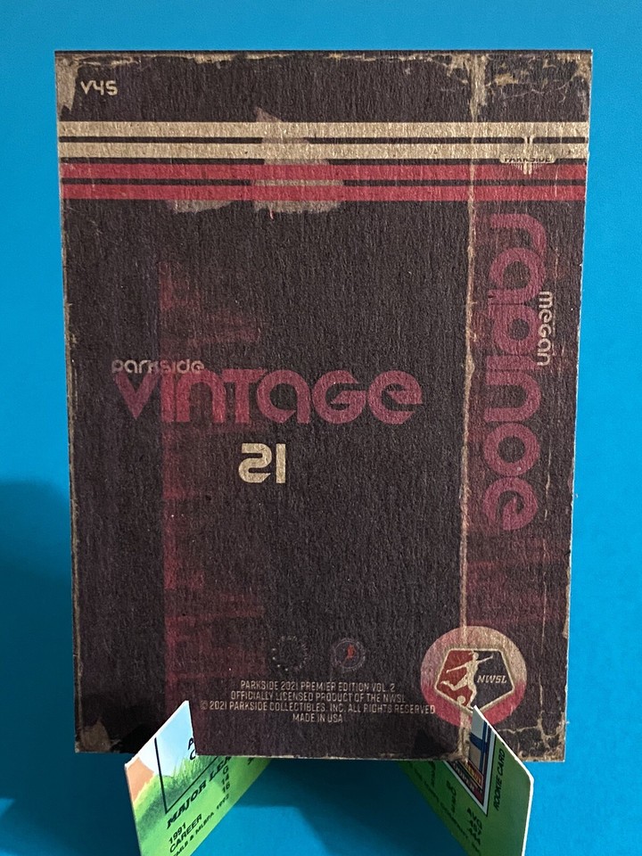 2021 Parkside MEGAN RAPINOE #V45 VINTAGE NWSL Vol 2 Soccer Card OL ...