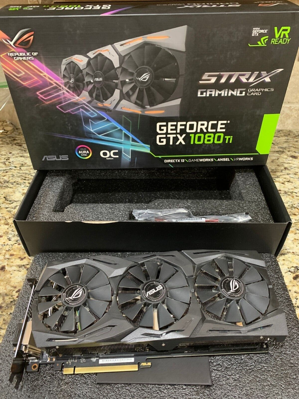 ASUS Republic of Gamers Strix GeForce GTX 1080 TI 11GB GDDR5X