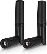 Eightwood Small Wifi Antenna Dual Band 2.4Ghz 5Ghz RP-SMA Antenna 2Pcs for PC De