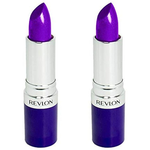 Pack of 2 Revlon Lipstick, Unplugged Violet 110 - Picture 2 of 2