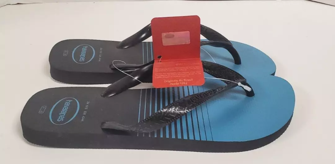 Havaianas sandals hotsell black and blue