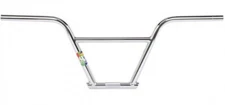 RANT BMX Handlebar,9.5" NSIXTY 4-PC RETRO RACING CHROME OLDSCHOOL GT BMX SE NEW