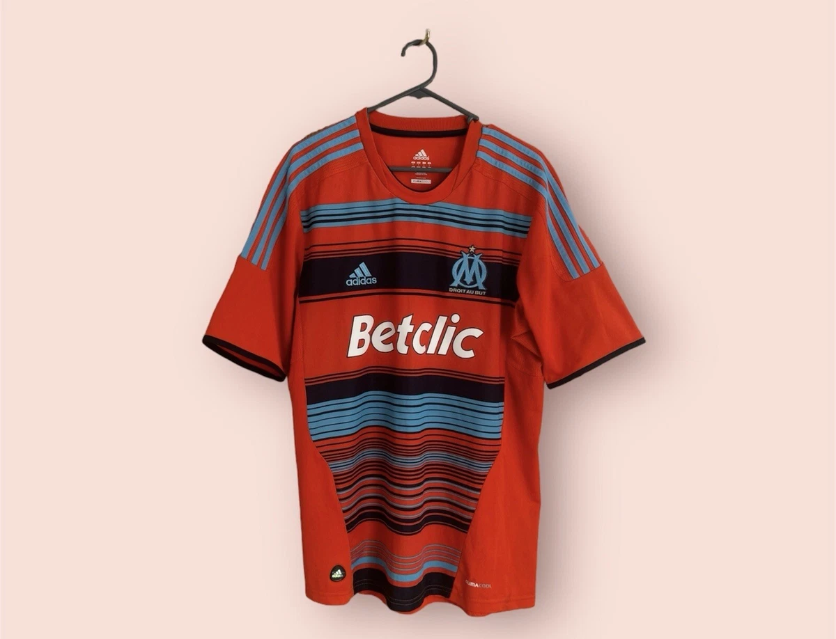 Maillot de football rétro domicile Olympique de Marseille N°10 LASS