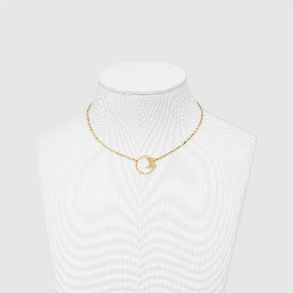 LOUIS VUITTON（LV） Collana Louis Vuitton Collier LV Eclipse M00762 oro in scatola metallo con borsa portaoggetti