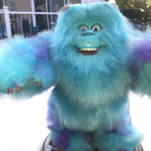 Disney Pixar Monsters Inc. Sully Animated 11" Talking Room Guard Think Way Toys - Picture 7 of 11