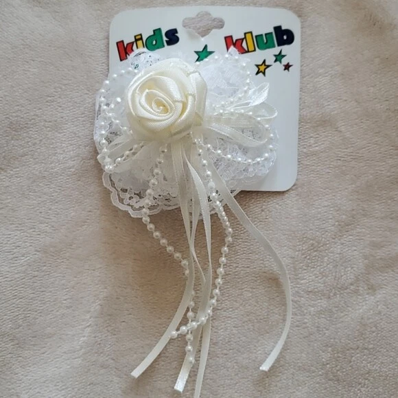 CLAIRE’S KIDS CLUB HAIR CLIP, Headband, Rings, Necklace Scrunchies Klub VTG 90s - Image 4 of 4