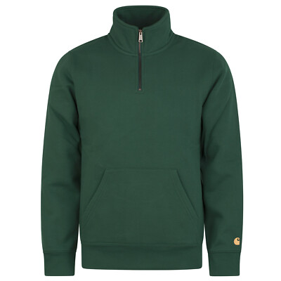 Carhartt WIP Chase Neck Half-Zip Sweatshirt cherv - Pullover mit Reissverschluss