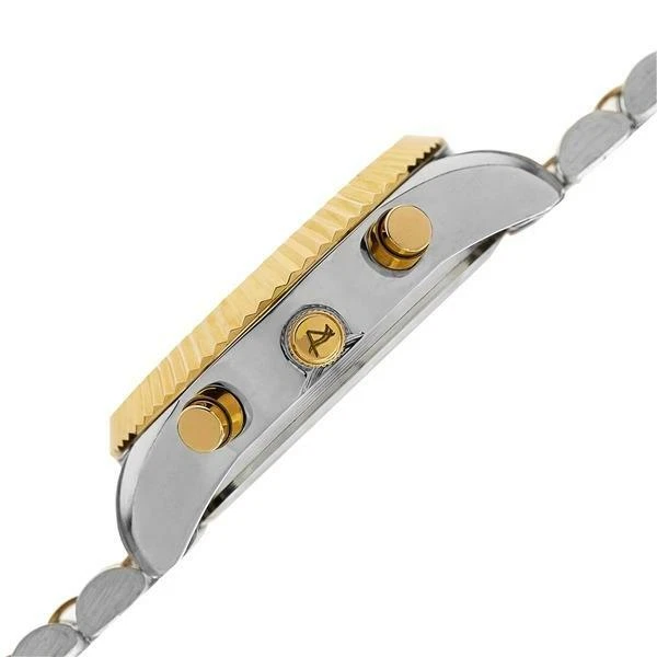 August Steiner AS8103TTG Quarzo Svizzero Giorno Data Gmt Twotone Donna Orologio - Immagine 4 di 4