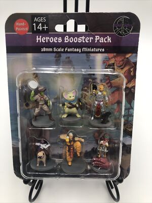 Wildspire Fantasy Hero Figures Set 1-2'' Compatible with DND Miniatures for Dunge
