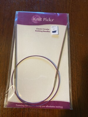Knit Picks Classic Circular Knitting Needles US 1 (2.25 mm) 24  New
