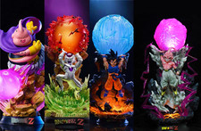 DRAGON BALL Z ACTION FIGURE FREEZER MAJIN BOO GOKU SPIRIT BOMB LED LIGHT 24 CM