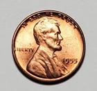 1955 P LINCOLN WHEAT PENNY UNC #C10294