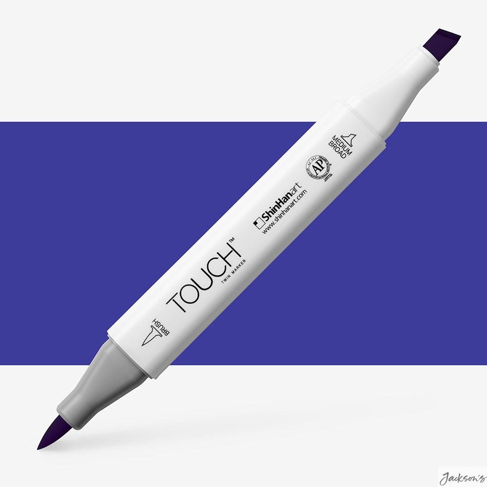 ShinHan Touch Twin Brush Pen Alcohol Marker Ultramarine PB73 For Illustration