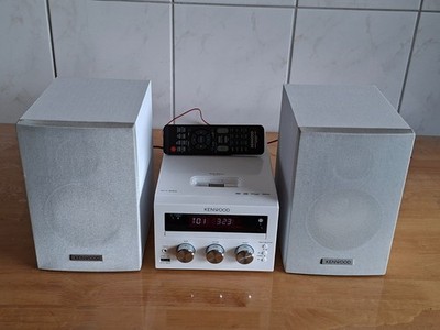 Kenwood RD-M616 Micro Hi-Fi System (CD/DVD-Player, iPod/iPhone-Dock, USB) - Weiß