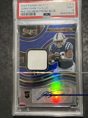 Jonathan Taylor [Prizm] 2020 Panini Select Rookie Signatures card