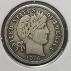 1916 10C Barber Silver Dime, XF Very Nice Details, Great 4 Type Sets, R-P16AB