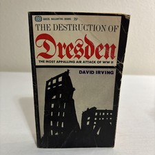Destruction of Dresden by David Irving WWII History VTG PB 1965 First Ballantine