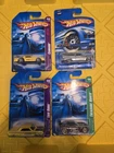 VtgHOT WHEELS 1964 Chevy Impala TAXI, Z28 Camaro, Corvette C6r,red Line Lot Of 4