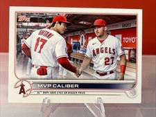 2022 Topps Update MVP Caliber (Mike Trout/Shohei Ohtani) VC Los Angeles Angels